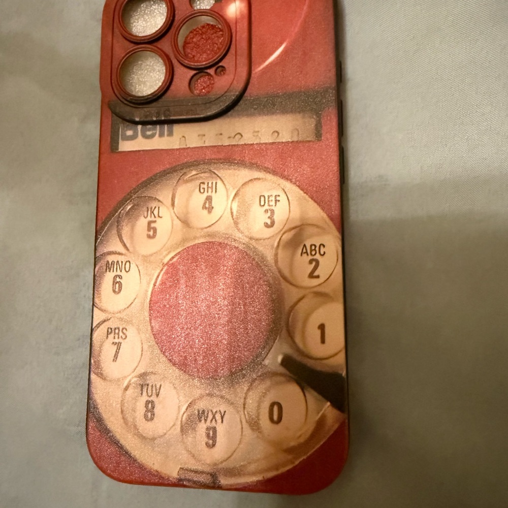 Retro Red Rotary Phone Case